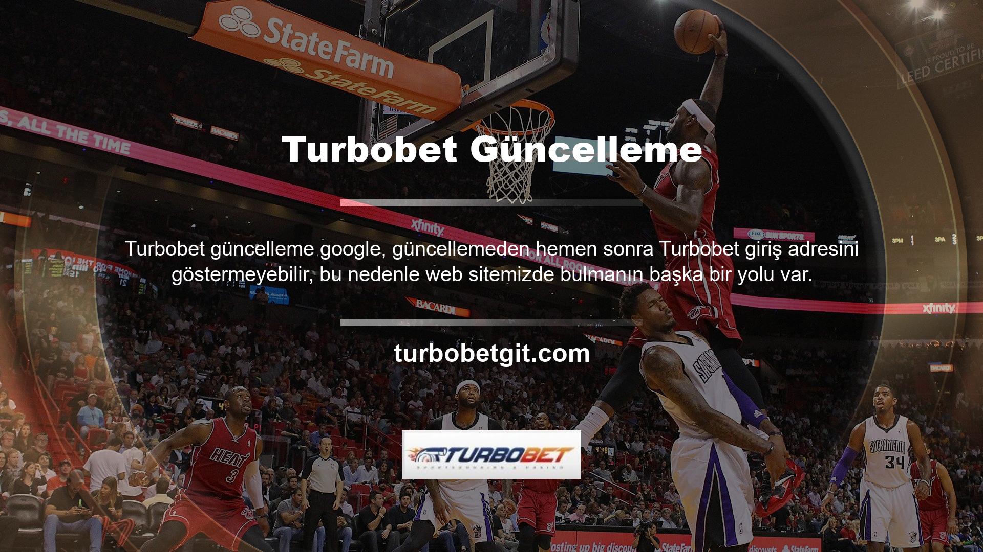 Site adresi sitemizdeki URL veya afiş yoluyla değiştirilmiş olsa bile, kendi ekibimiz gerekli önlemleri anında güncelleyecek ve mevcut Turbobet web sitesi adresine yönlendirileceksiniz